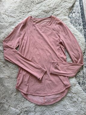 lululemon athletica Long-Sleeve Crewneck Top - Dusty Rose